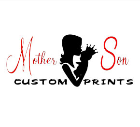 Mother and Son Custom Prints 