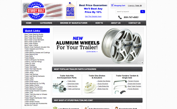 Sturdy Built Trailer Parts