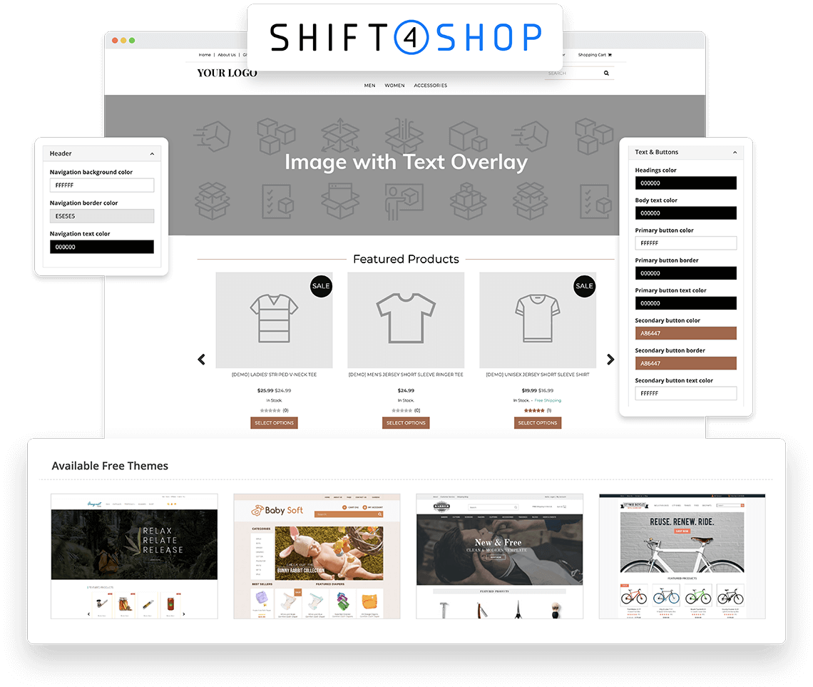Create Your Shop With Our Powerful & Intuitive Website Builder